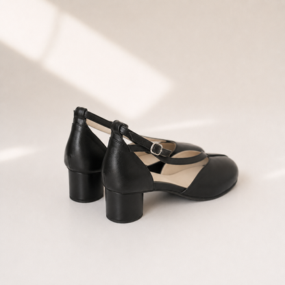 Velune Tabi Heels (Genuine Leather)