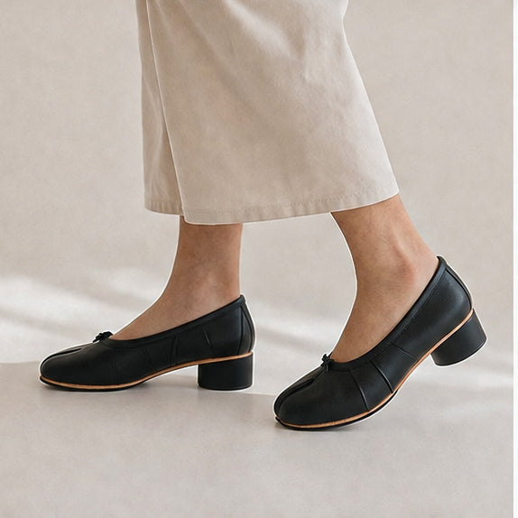 Sui Tabi Heels (Genuine Leather)