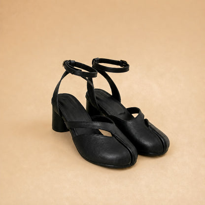 AOI Tabi Heels (Genuine Leather)