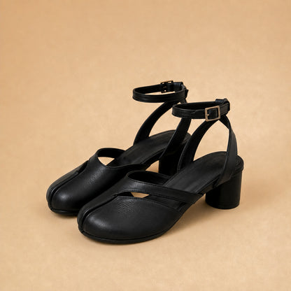 AOI Tabi Heels (Genuine Leather)