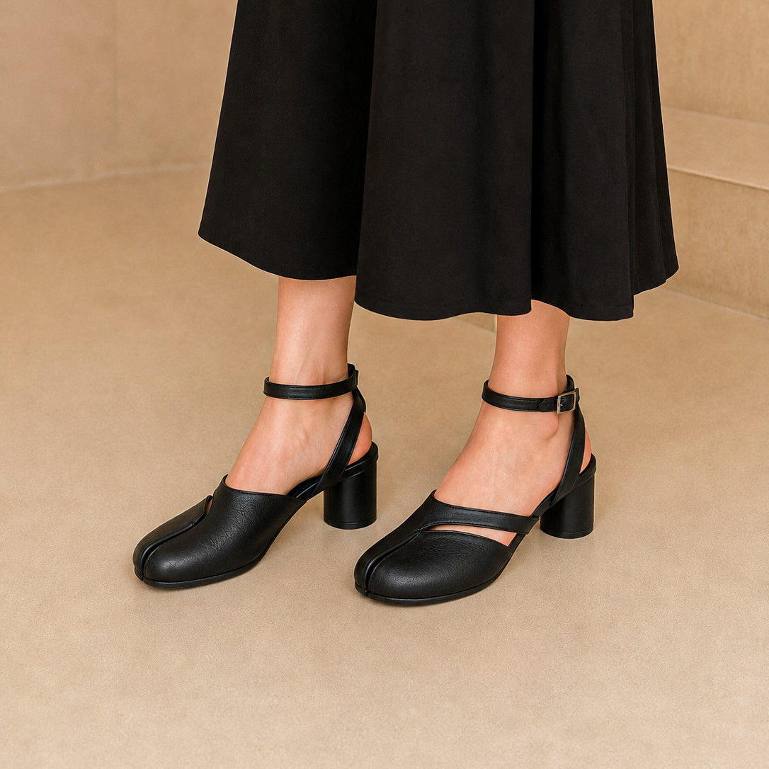 AOI Tabi Heels (Genuine Leather)