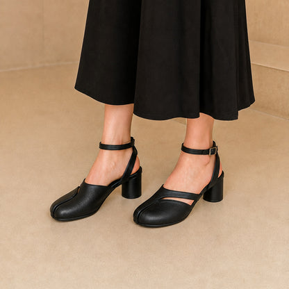 AOI Tabi Heels (Genuine Leather)