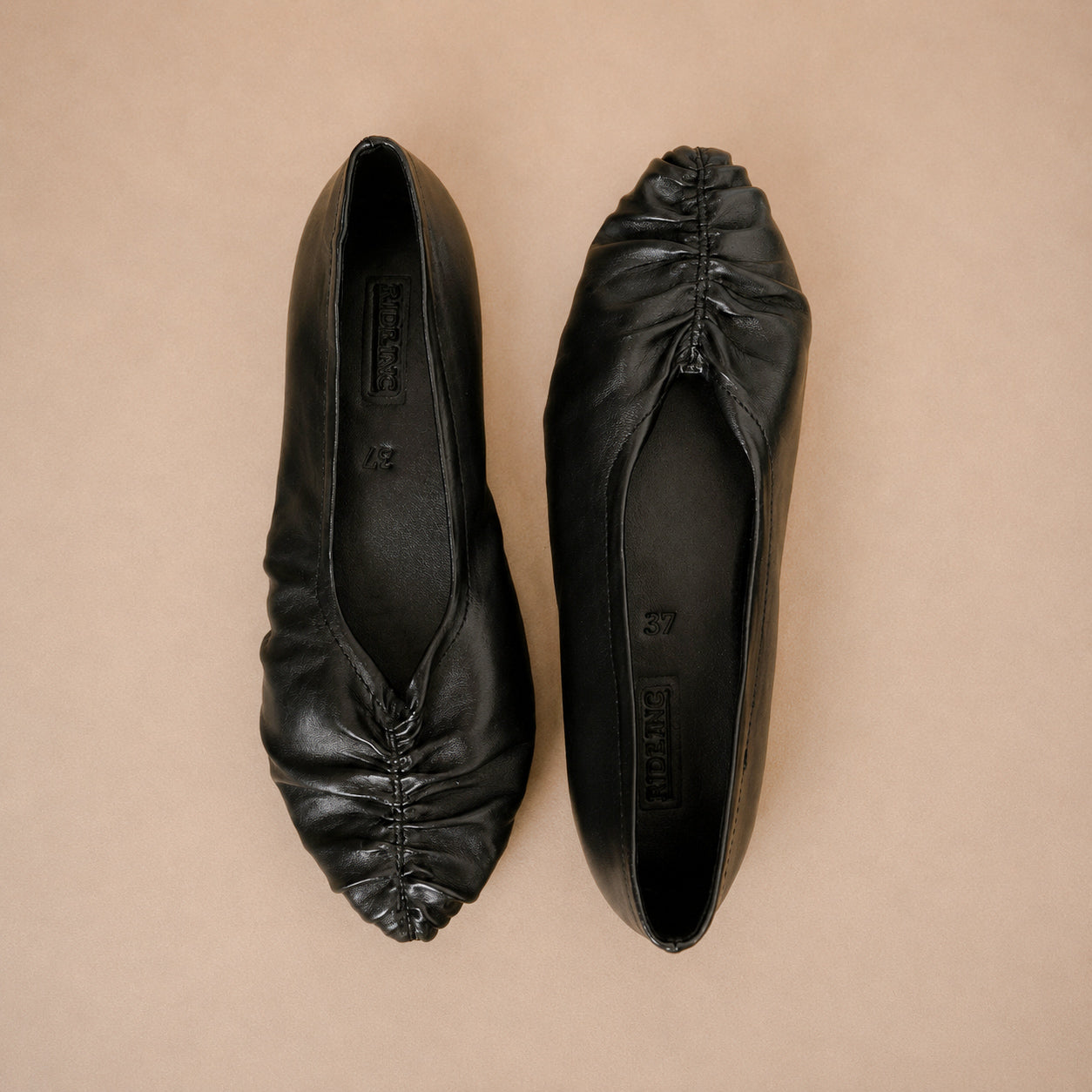Luna Ruched Flats