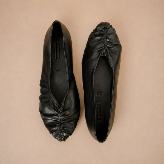 Luna Ruched Flats