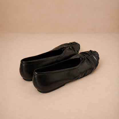 Luna Ruched Flats