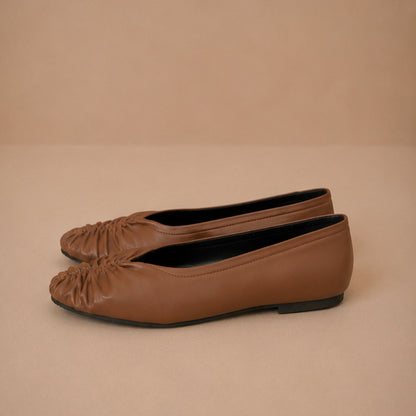 Luna Ruched Flats