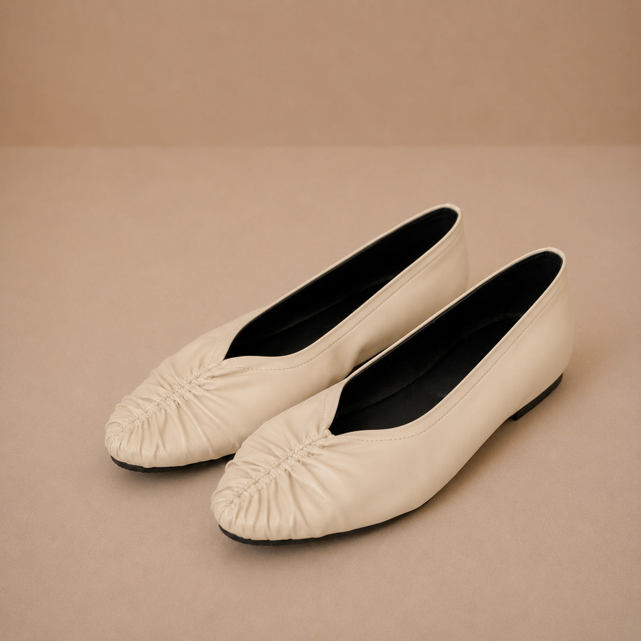 Luna Ruched Flats