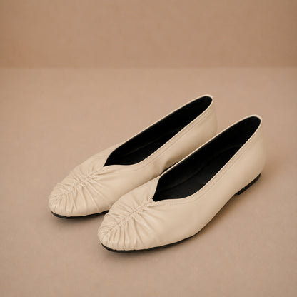 Luna Ruched Flats