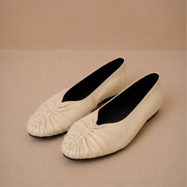 Luna Ruched Flats
