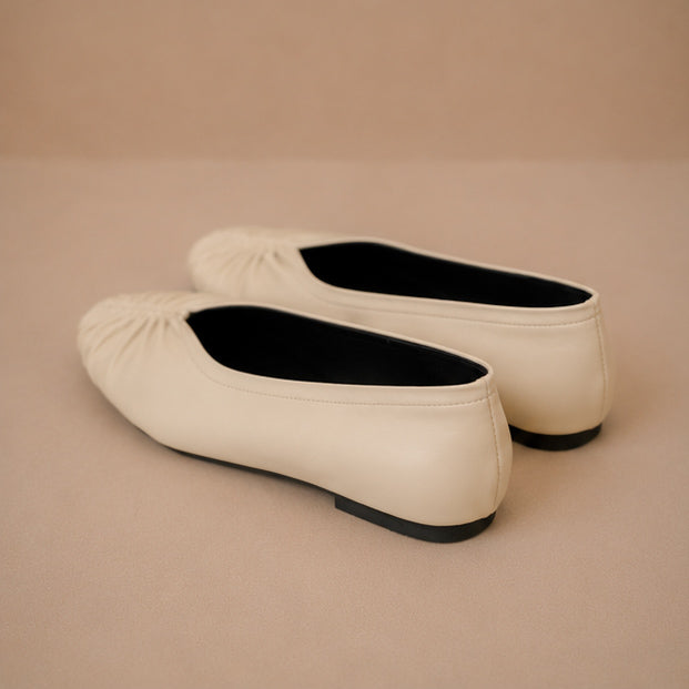 Luna Ruched Flats