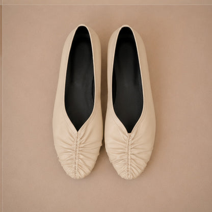Luna Ruched Flats