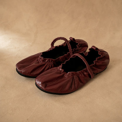 Lillie Flat (Genuine Leather)