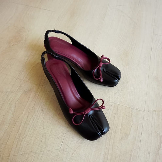 Reina Tabi Heels Two Tone