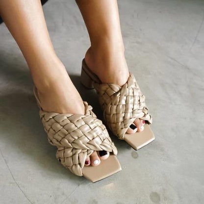 Naida Slipper Type II (Block Heels)